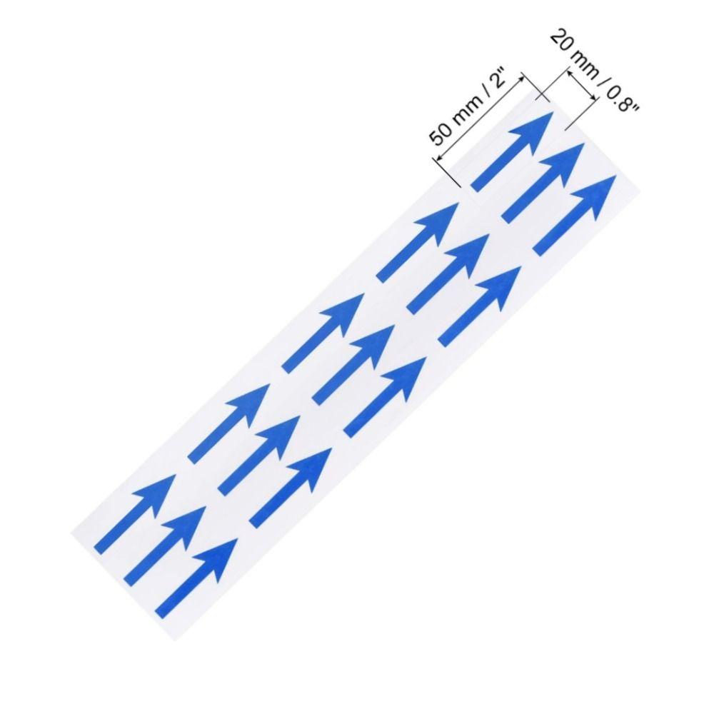 4 Sheet Self-Adhesive Labels Rectangle Arrow Stickers Small   Industrial Work