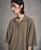 LMOOD Terry Western Half Knit Moss Khaki