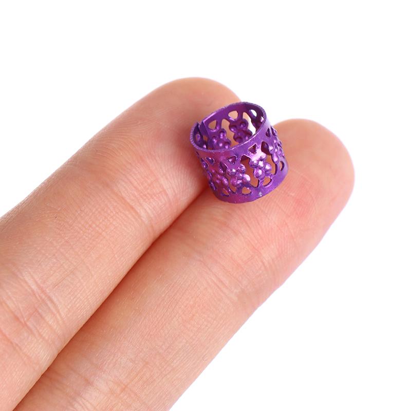 100x DIY Dreadlock Beads Adjustable Hair Braid Rings Cuff Clips  Kids