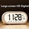 1PC Large Screen Desktop Clock Digital Display Smart Electronic Clock  Home Decor