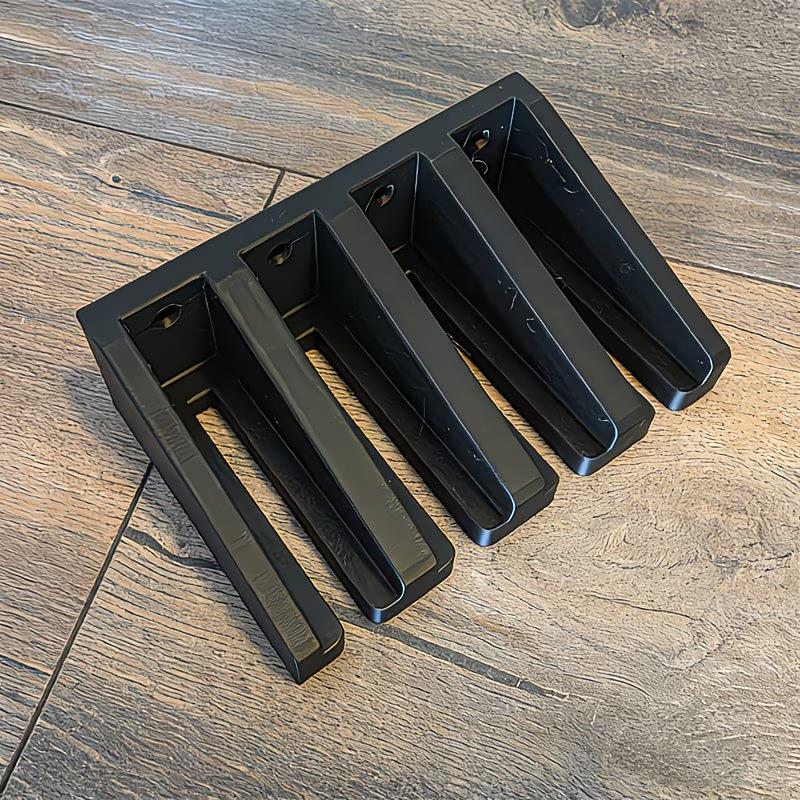 Can Store 4 Hold-Down Bar Fixtures-Wall Mounting Tool Rack Storage And Finishing Tools Diy Utility Shelves With Screws
