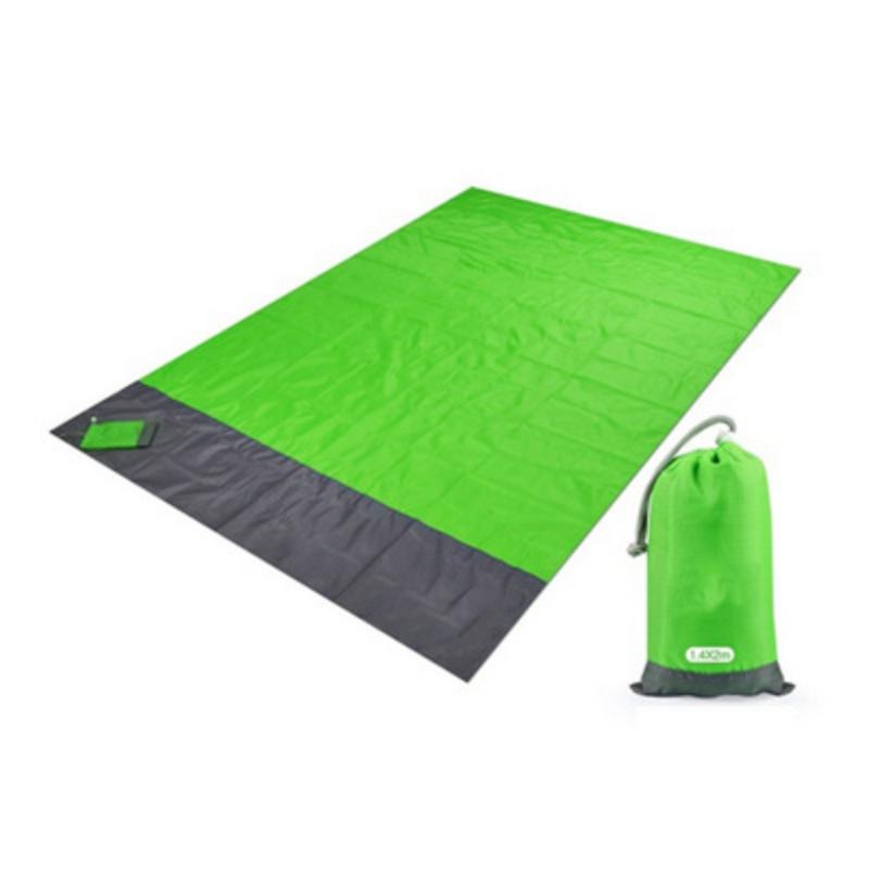 Waterproof Pocket Beach Blanket Outdoor Picnic Camping Mat Portable Folding Mat Sand Beach Mat