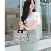 Female Print Design Small Square Bag Shoulder Bag for Women Luxury Handbag High Quality PU Leather Ladies Crossbody Bag Sac