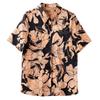 Summer 2025 Mulberry Silk Top: Hangzhou Short-Sleeve Dress for Middle-Aged Women, Printed Design, Large Size