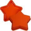Webake Silicone Star Cake Pan 9.5 Inch Large Nonstick Star Shaped Cake Mold for Baking, Birthday, BPA Free, Set of 2