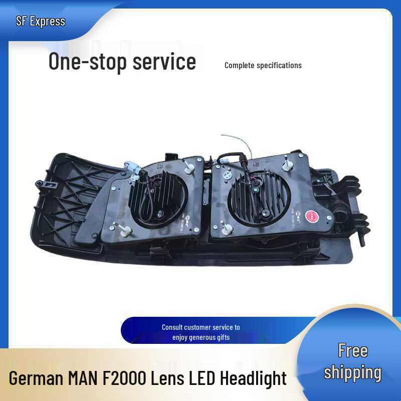 LED Headlight Assembly with DRL for MAN Shaanxi Delong F2000 In Germany
