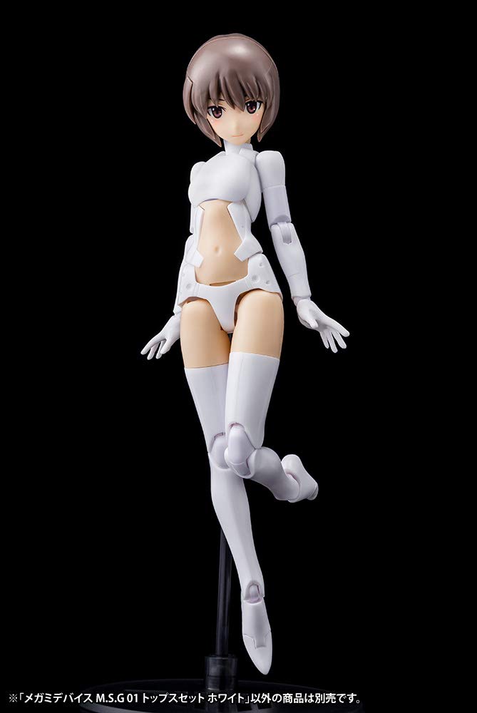 Kotobukiya Megami Device 01 Tops Set Approximately 20mm in Scale Plastic Model M.S.G White, Length, 1/1