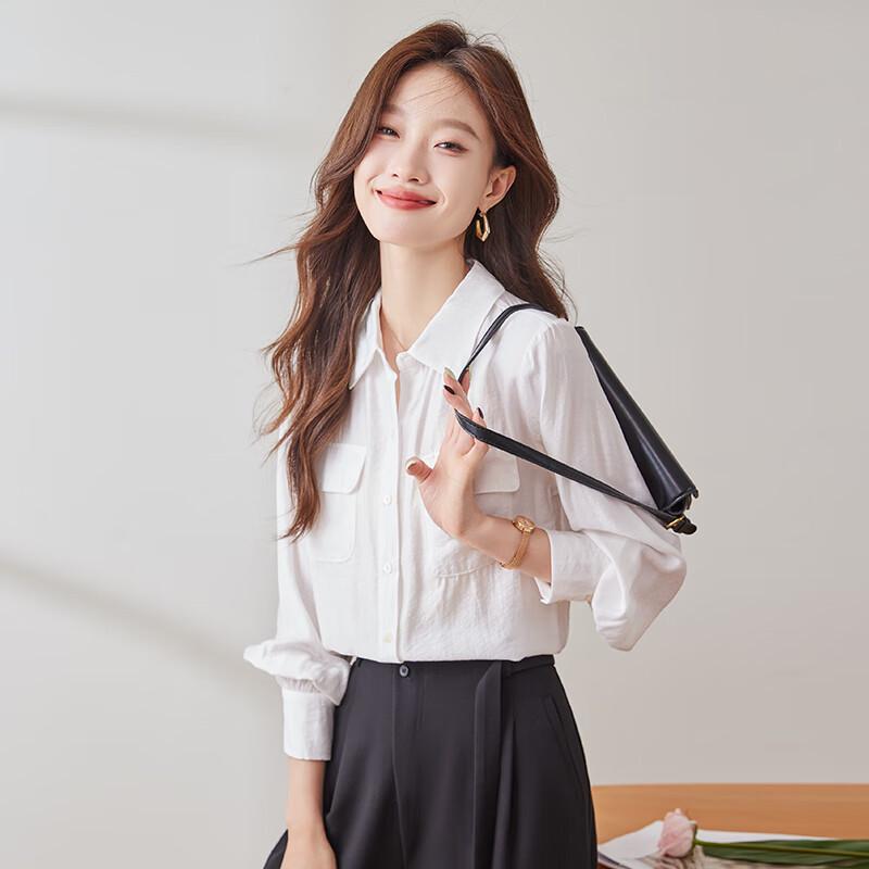 Tluoman Women s Long-Sleeve Non-Iron Business Shirt 2XL