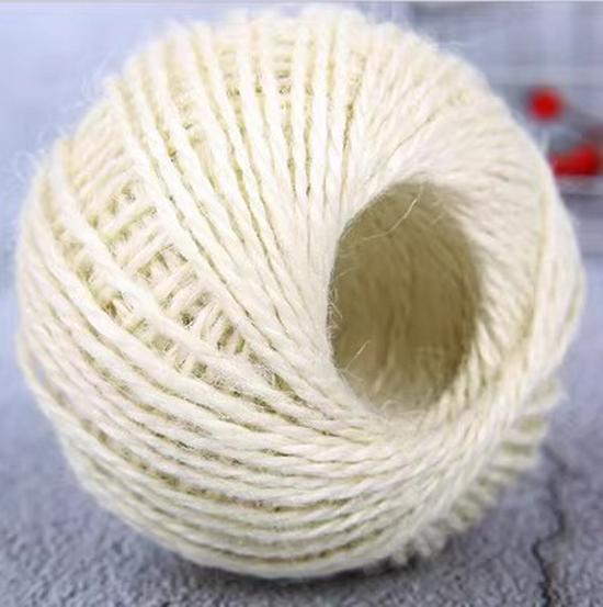 Natural Coarse Jute Rope for DIY Projects, Binding, and Retro-Style Ornaments