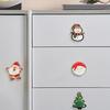 Christmas Cabinet Knob Cover Cute Santa Claus/Christmas Tree/Snowman Stretch Over Hardware Decoration for Kitchen Bathroom Dresser Wardrobe Decor