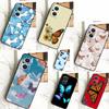 Blue Butterflies Nursery Case For OPPO Reno 5 Lite 4 6 7 8 10 Pro 11 F 4Z 5Z 8T OPPO Find X2 X3 Lite X5 X6 Pro Cover