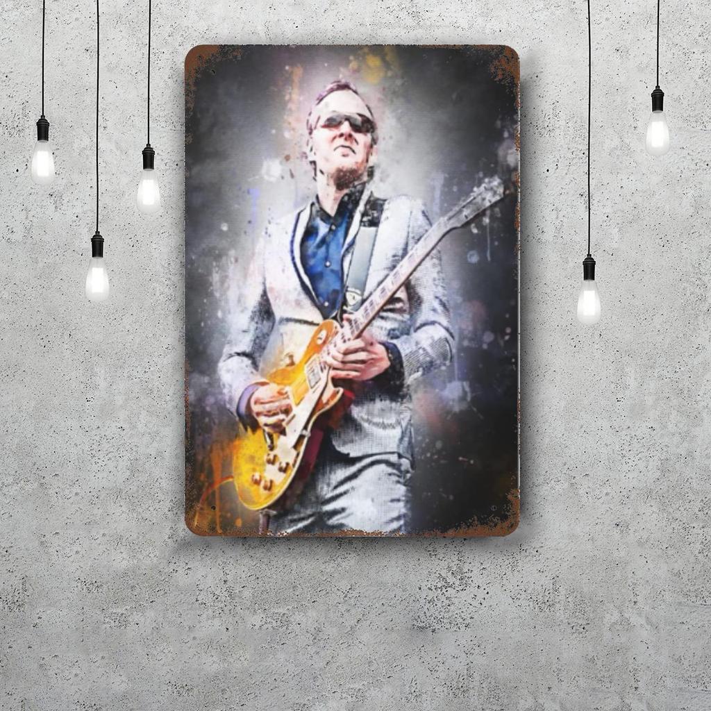 Joe Bonamassa Decorazioni Segnali Metallici Vintage Segnali di Latta Poster del Capitano Decorazione per Bar Pub Club Man Cave Decorazione Murale