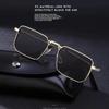Minimalist Fashion Sunglasses for Men & Women Retro Unique Metal Square Frames Ins Classic Trendy UV Protection Eyewear