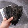 Non-slip Toothed Silk Embroidery Hair Bands Hair Accessories Lace Head Hoop Broadside Headband