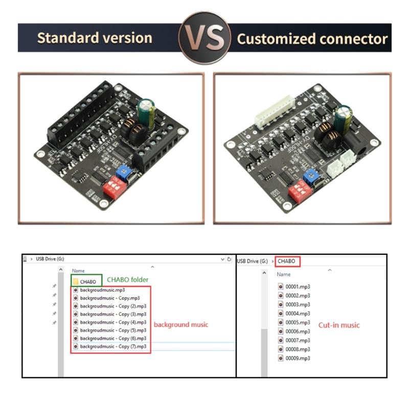 HL50F Audio Prompting Module Triggered Industrial Grade Voice Player Broadcast Trigger Module High-Low
