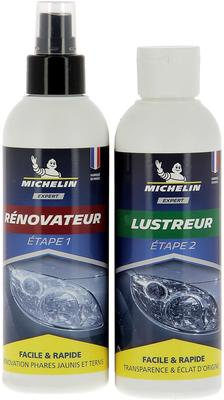 Kit EXPERT renovare optici faruri - MICHELIN - special inspecție tehnică - Simplu și rapid