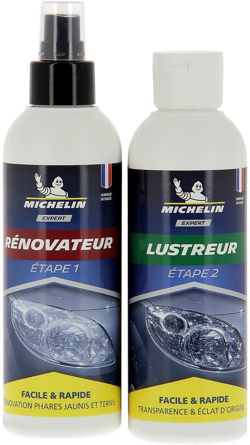 EXPERT kit for headlight lens restoration - MICHELIN - special for technical inspection - Simple and quick grigio