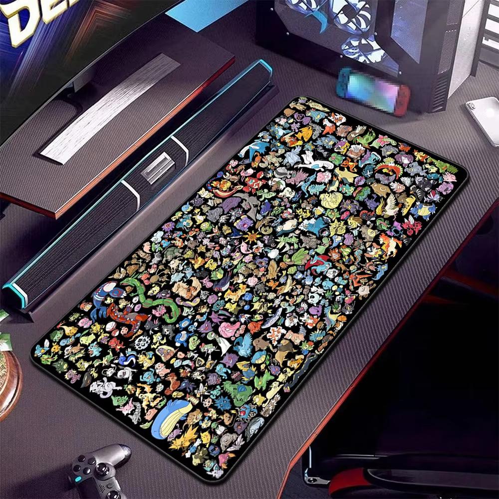 Grassland Pokemon Group Art Large Gaming Mouse Pad Waterproof Nonslip 800x300x2mm