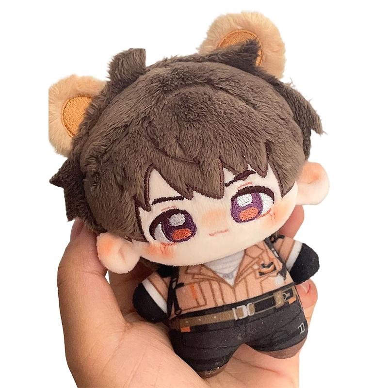 10cm/3.93in Love and Deepspace Cotton Plush Doll Pilot Xia Yizhou Game Peripherals Kawaii Little Bear Ears Collectible Cute Gift