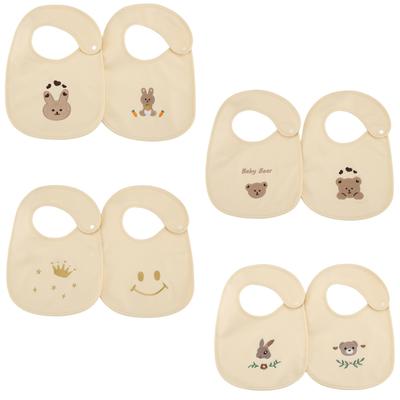Koreanischer Cartoon Neugeborenen Lätzchen Bär Hase Wasserdicht Spucktuch Kinder Fütterungslätzchen Baby Zubehör Baumwolle Spucktuch