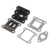 Motorcycle Parts 2-Stroke Carburetor Interface Intake Outlet Gasket Manifold For 47Cc 49Cc