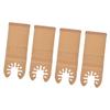 4Pcs Carbide Oscillating Saw Blade Universal Oscillating Tool Blades for Wood Plastic Opening Holes