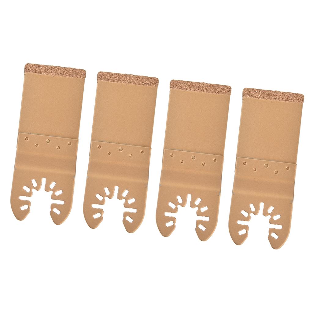 4Pcs Carbide Oscillating Saw Blade Universal Oscillating Tool Blades for Wood Plastic Opening Holes