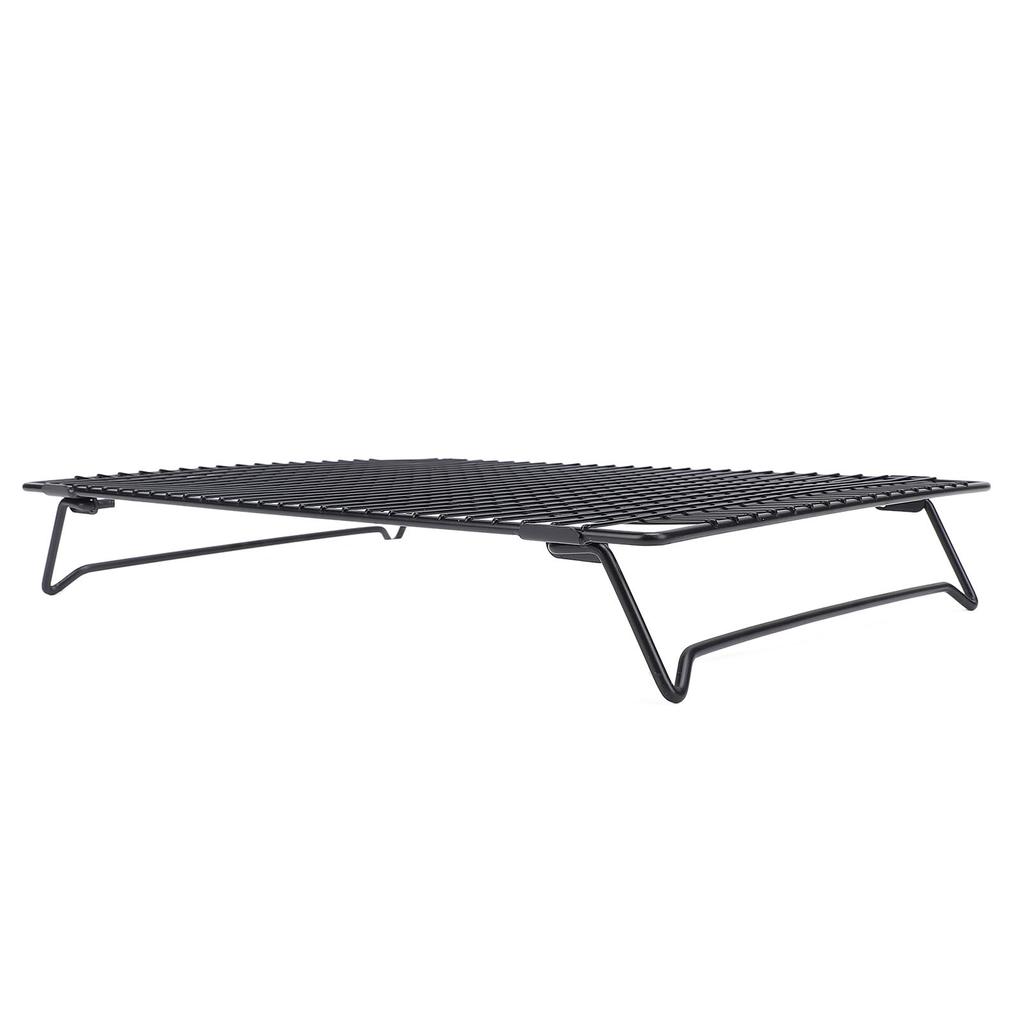 Folding Cooling Rack Carbon Steel Nonstick Quick Cooling Multifunctional Roasting Cooling Folding Rack for Cake Breads