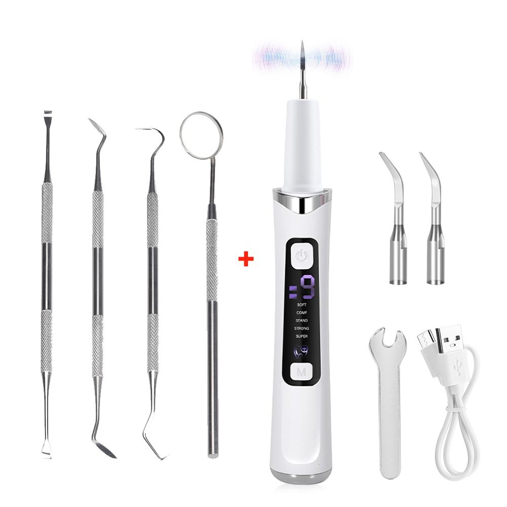 Electric Ultrasonic Dental Scaler 5 Modes Calculus Oral Tartar Remover Tooth Stain Cleaner Teeth Whitening Oral Care