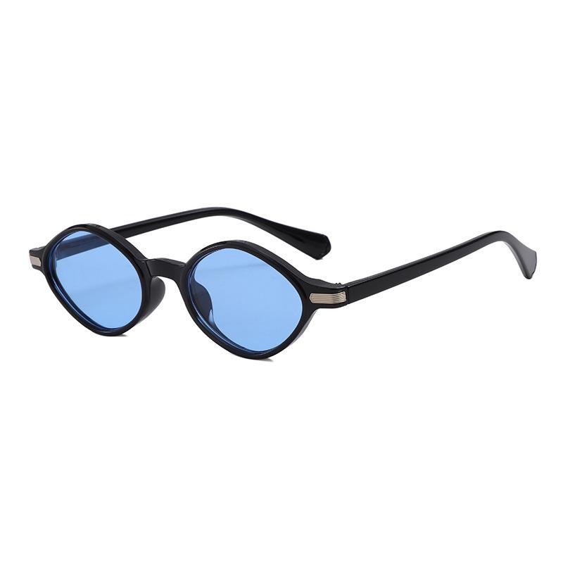 Trendy European-American INS Style Small Frame Sunglasses - Versatile UV Protection, High-End Look for Posing
