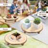 11-13 Inches Wood Display Stand Decorative Wedding Cake Holder Party Dessert Serving Tray Graden Plants Flowerpot Pedestal