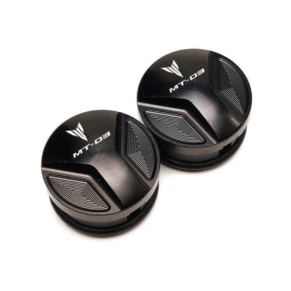 CNC Aluminum Motorcycle Frame Hole Cover Protective Cap For Yamaha Yzf R3 MT03 MT-03 2018    2022 2023
