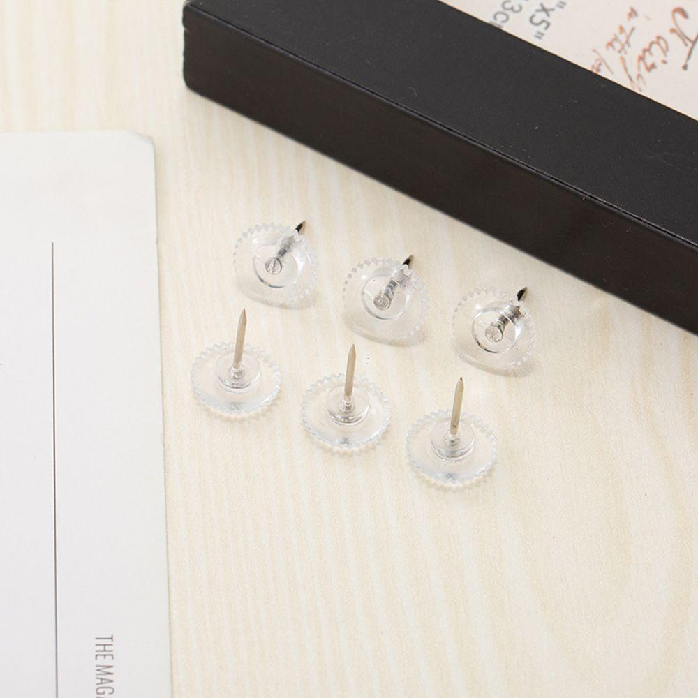Plastic Head Decorative Pushpin Map Markers Gear-like Pushpins Map Pins Thumb Tacks Drawing Pins
