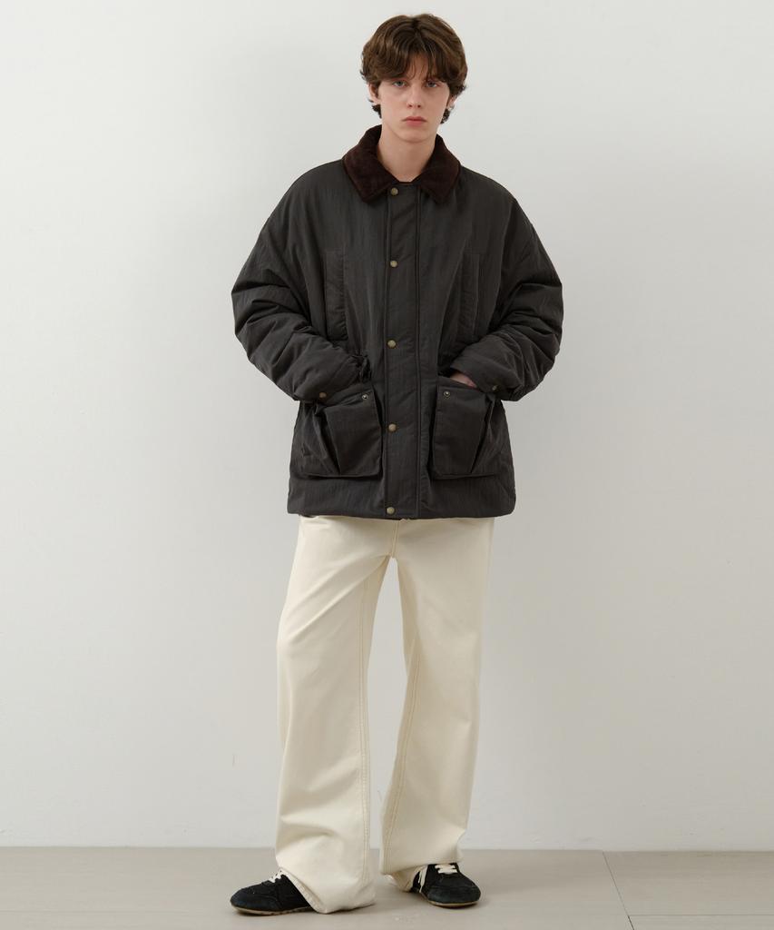 Wednesday Oasis [Atelier Edition] Heritage Padded Jacket_Charcoal(Wc25-Ot06)