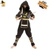 Little Boy Halloween Golden Dragon Ninja Costume, Children's Male Ninja Cosplay Costume