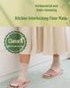Disposable Stain-Removing Kitchen Floor Mat: Self-Adhesive, Oil & Water-Absorbing, Thickened, Odorless, Non-Slip Design.