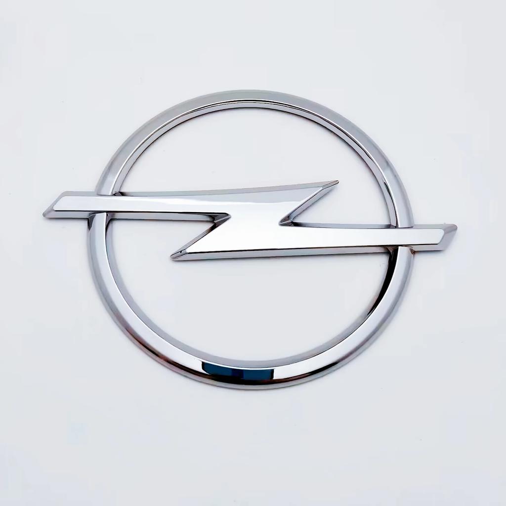 145mm 3D ABS Black/Silver Car Front Grille Hood Bonnet Emblem Rear Trunk Badge Logo Sticker For Opel Astra Insignia Corsa Zafira