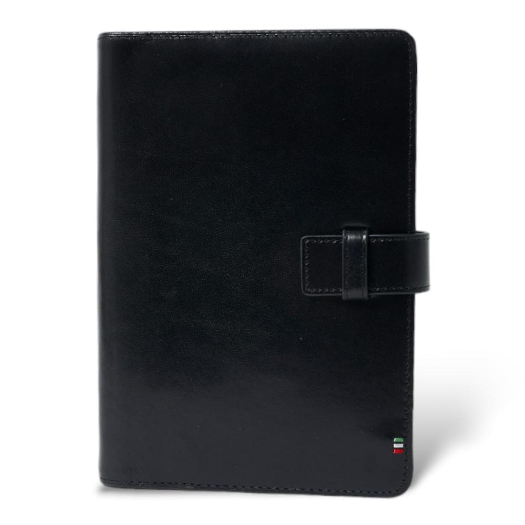 Golbe Italian Leather B6 System Organizer (Black)