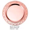 Stackable Dinner Plate Mirror Polish Stainless Steel Western Steak Serving Dish Kitchen Gadget