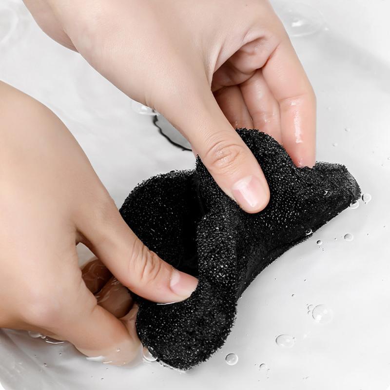 2Pcs Pet Hair Remover Bear Shape Laundry Ball Washing Machine Lint Catcher Reusable Clothes Sofa Cat Dog Hair Cleaning Sponge