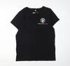 Manchester City Black T-Shirt, Unisex Adults Size 12