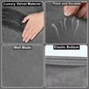 2Pcs/Set Solid Color Toilet Seat Cover Thickened Split Toilet Lid Cover Soft Touch Universal Toilet Dust Cover Home Bathroom