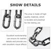 Halloween Simulation Iron Chain Prop Decorate Chain for Halloween Party Men Women Fashion Jewelry Necklace Basic Punk Style Deco
