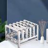 Stainless Steel 5-Slot Knife and Cutting Board Rack