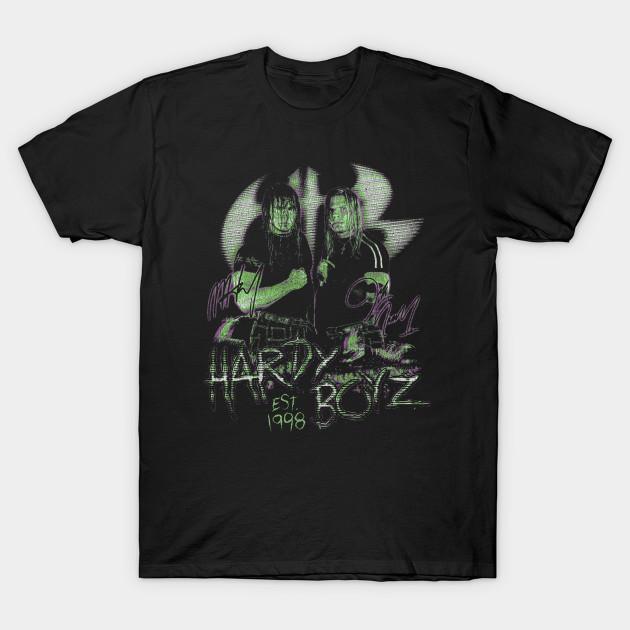 Men Black Print T-shirt The Hardy Boyz 2Xtreme No-Cut Transfer Paper Print Cotton Tshirt S чёрный