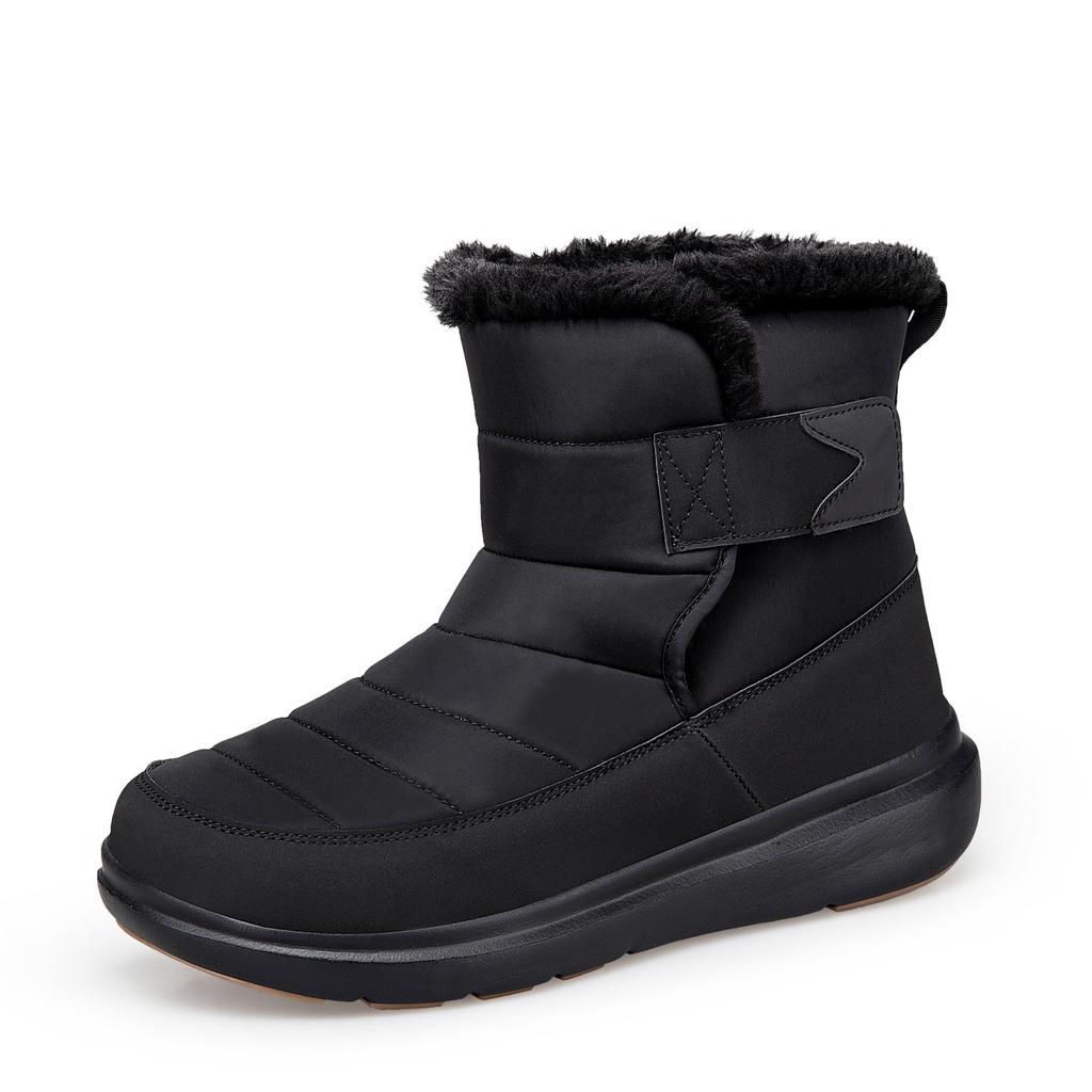 Plush Warm Women's Snow Boots Fashion High-top Cotton Shoes Anti-slip Walking Shoes Winter Hiking Outdoor Sneakers