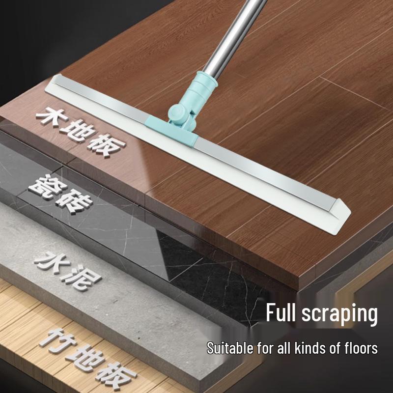 Telescopic Silicone Magic Broom for Large Bathroom Floors