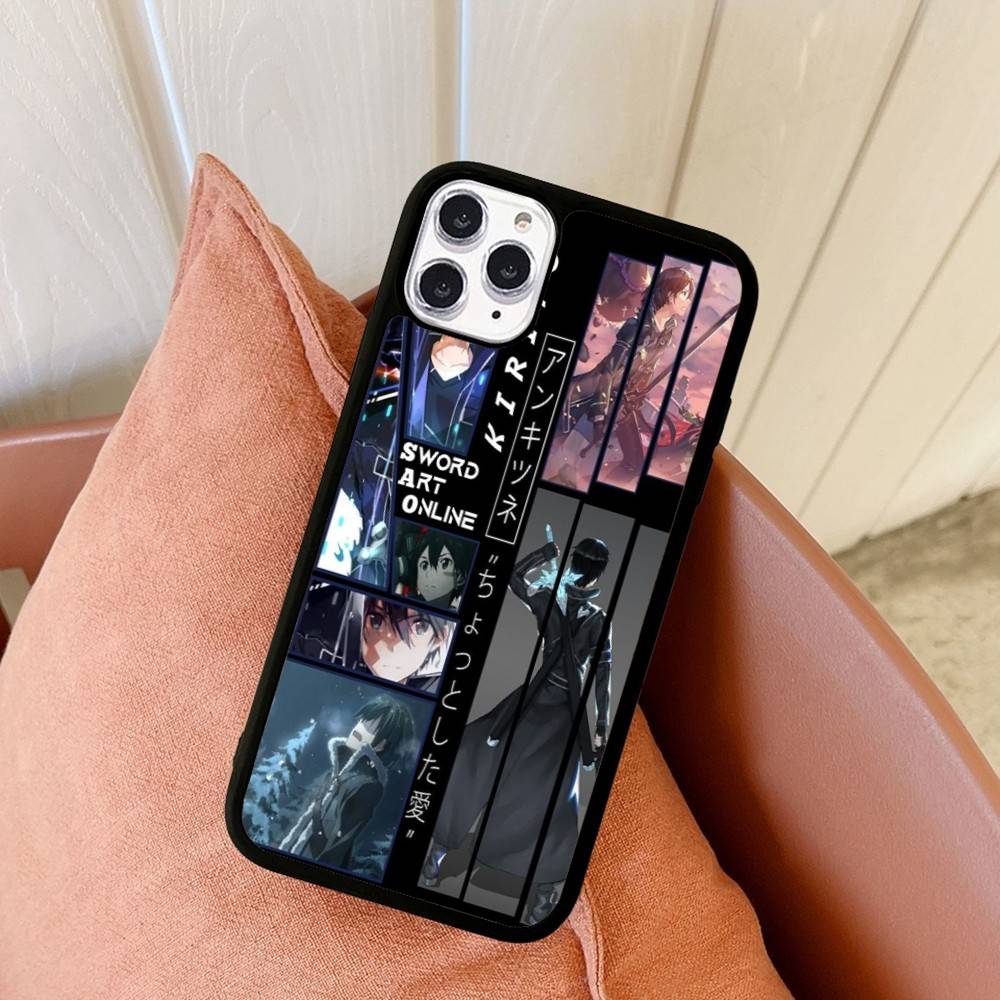 TV Anime Sword Art Online Phone Case For Iphone 16 15 14 13 12 11 Pro Max Plus Shockproof TPU+PC Hard Case