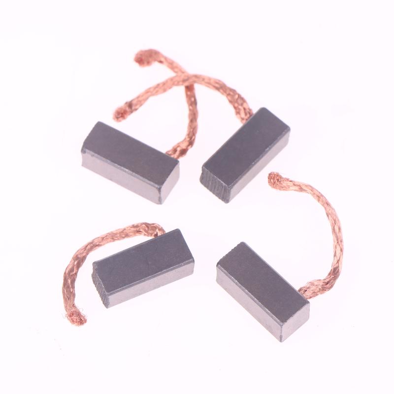 4Pcs Diy Accessories Motor Carbon Brushes Set For Electric Motor Replacement Parts 8X8X19Mm Power Tool