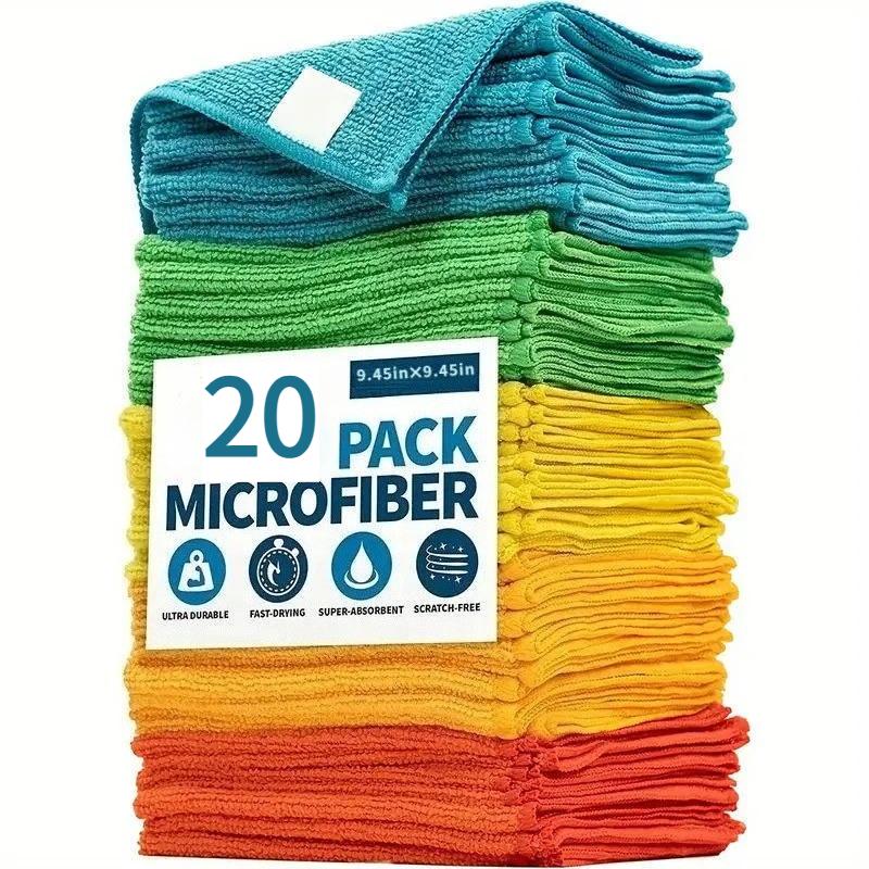 20pcs Cleaning Cloth Set, Multi-Purpose& Absorbent| Home, Kitchen, Living Room,Bathroom& Furniture Stain-Removing Towels